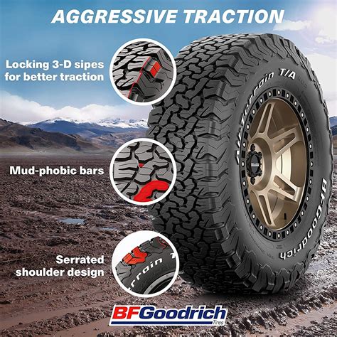 Bfgoodrich All Terrain Ta Ko2 Radial Car Tire For Light Trucks Suvs