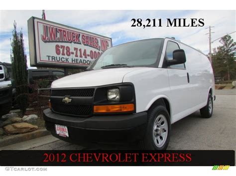 2012 Summit White Chevrolet Express 1500 Cargo Van 87569182 Photo 48