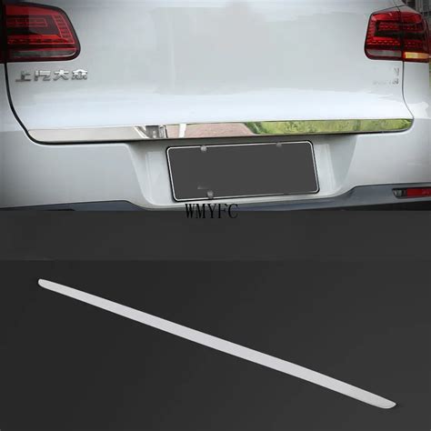 Chrome Rear Trunk Tailgate Door Cover Tail Gate Trim Molding Garnish