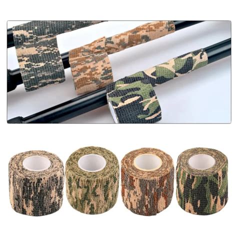 Tactical Airsoft Camo Stealth Tape Waterproof Bandages Protector Cover