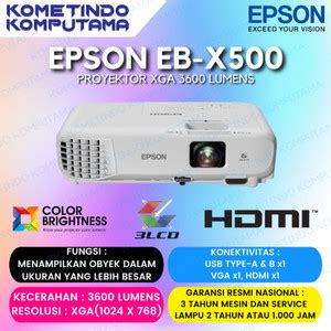 Jual Epson Eb X Xga Lcd Projector Proyektor X Lumens