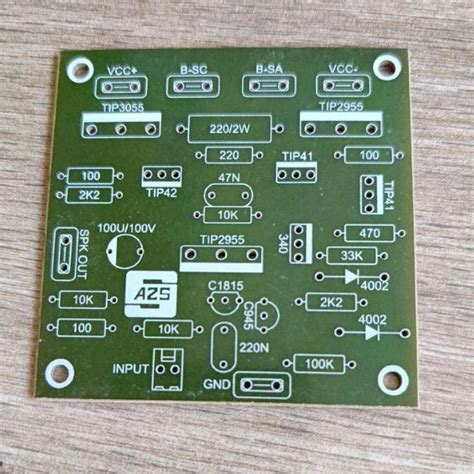 Jual PCB Power Amplifier Micro Bostrap TEF Namec Veronica 341 Shopee