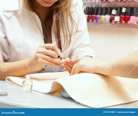 Manicure Stock Photo Image Of Nail Brushing Human Lifestyles