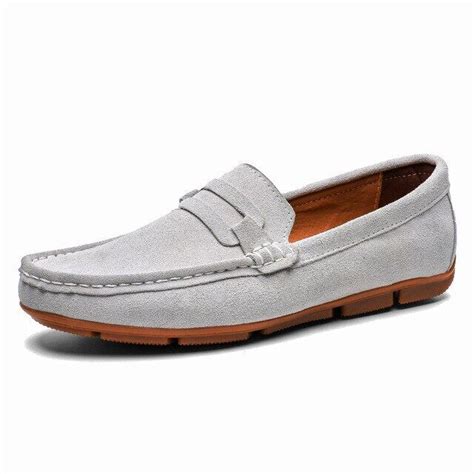 Men Casual Shoes Handmade Mens Shoes Cow Suede Leather Loafers