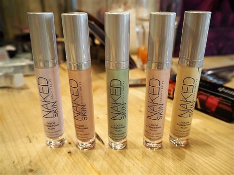 Urban Decay Color Correcting Fluid Review Swatches