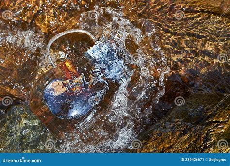cool clear water   mountain river stock image image  clean