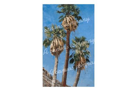 Palm Canyon Palm Springs Painting Etsy