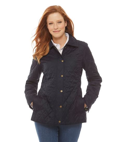 Womens Quilted Riding Jacket At Llbean Riding Jacket Womens