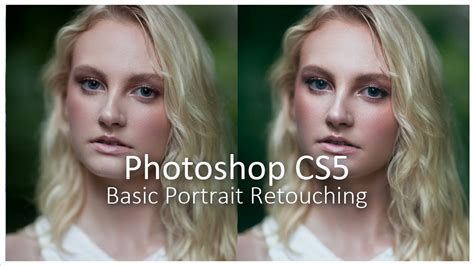 How To Apply A Basic Portrait Retouch [photoshop Tutorial] Youtube