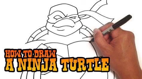 How To Draw A Teenage Mutant Ninja Turtle Face