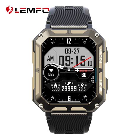 Lemfo C Pro Smartwatch Men Ip