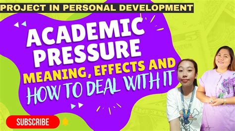 Academic Pressure Meaning Effects And How To Cope With It Youtube