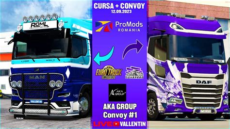 Live Euro Truck Simulator Cursa Convoi Aka Group Convoy