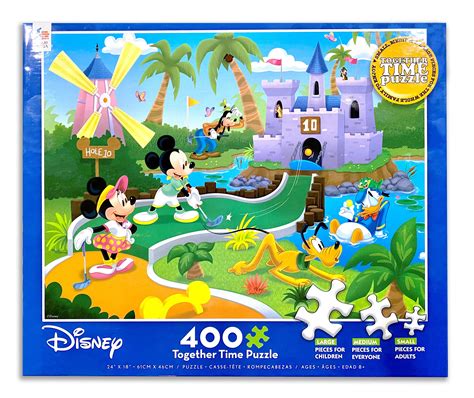 Disney Mickey Miniature Golf Together Time Piece Puzzle