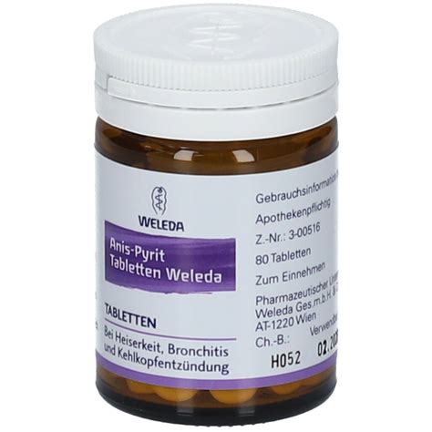 WELEDA Anis Pyrit 80 St Shop Apotheke At