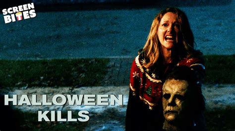 Michael Myers Unmasked Halloween Kills 2021 Screen Bites YouTube