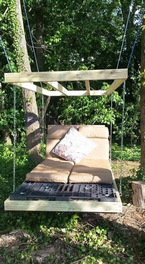 Pallet Swing Bed DIY Easy Video Instructions Lots Of Ideas Pallet