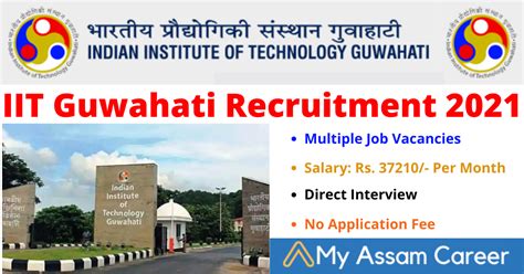 IIT Guwahati Recruitment 2025 Apply Online For Latest Job Vacancies