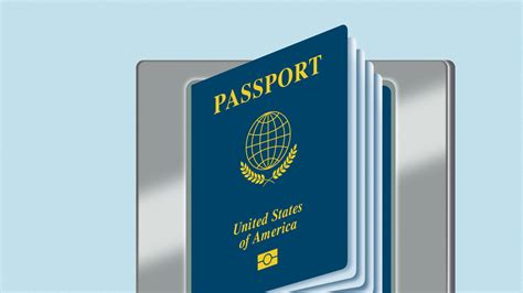 Open Passport Clipart