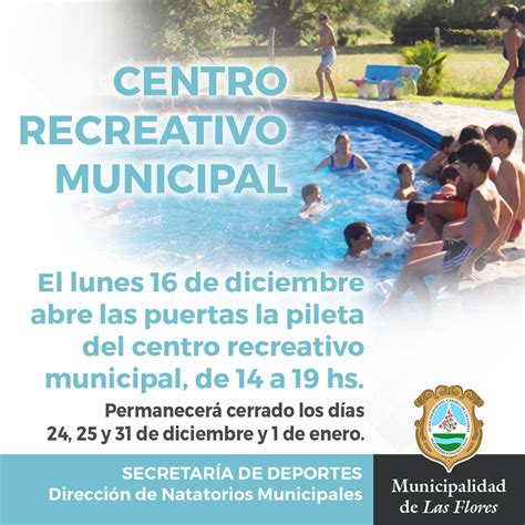 El Lunes Se Inaugura La Temporada Estival En El Centro Recreativo