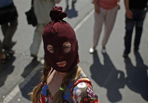 Pussy Riot Band Sentenced To Two Years Verdict Sparks Bright Ski Mask