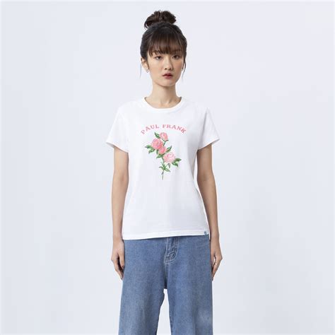 Paul Frank Womens Glamour Sweet Floral Tees Nyla Thailand