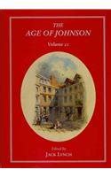 The Age Of Johnson A Scholarly Annual By Jack Lynch Goodreads