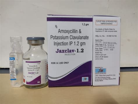 Jaxclav Amoxicillin Potassium Clavulanate Injection IP 1 2 Gm At Rs