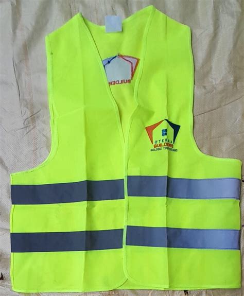 Branded Yellow Gsm Reflective Vest Tekiria General Suppliers Ltd