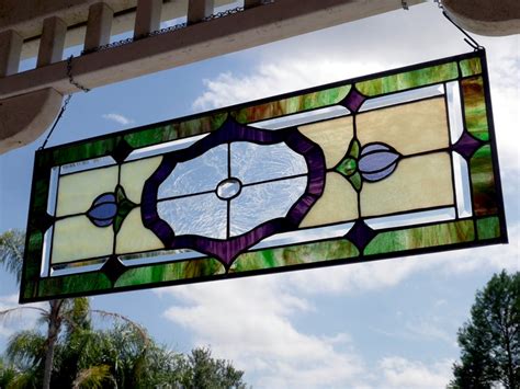 Stained Glass Panel Transom Window At Debra Cushman Blog