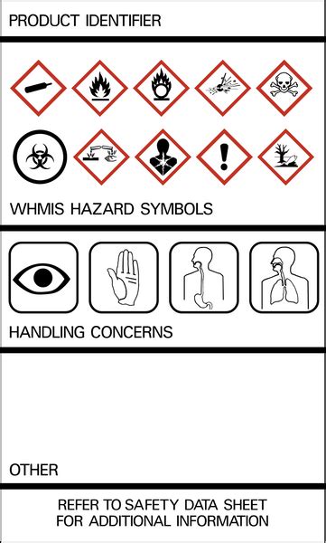 Product Identification Label Western Safety Sign