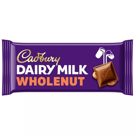 Cadbury Dairy Milk Whole Nut Chocolate Bar Was £150 Now £125 Asda