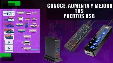 Características De Los Puertos Usb Y Hub Usb Sabrent Wenter Y Atolla Aumenta Tus Puertos Usb