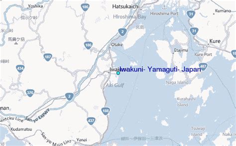 Iwakuni, Yamaguti, Japan Tide Station Location Guide