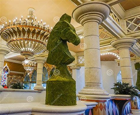 Las Vegas Nevadausa May 11 2018 The Interior Of The Excalibur