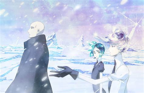 Anime Houseki no Kuni Antártida Houseki no Kuni Kongo Houseki no