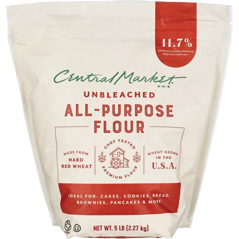 Central Market Unbleached All Purpose Flour Shop Flour At H E B