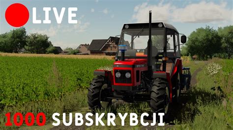 LIVE Z Okazji 1000 Subskrybcji Gramy W FS22 Wpadaj Na Live