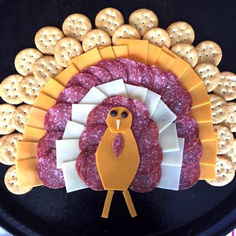 Thanksgiving Turkey-Shaped Cheese Platter Appetizer Recipe – Melanie Cooks