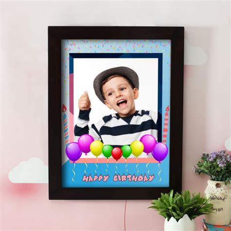 Personalized Happy Birthday A3 Photo Frame For Boys Tsend Home And