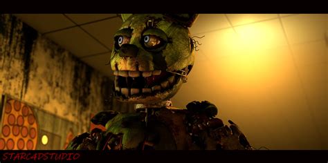 C4dfnaf Springtrap Reactivation By Starc4dstudio15 On Deviantart