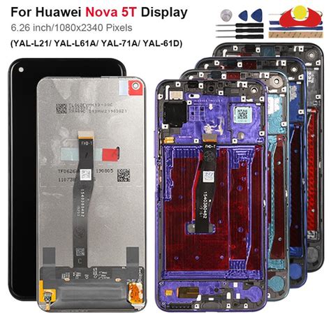 Display For Huawei Nova T Lcd Display Touch Screen With Frame