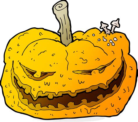 Zucca Di Halloween Del Fumetto Arte Vettoriale A Vecteezy