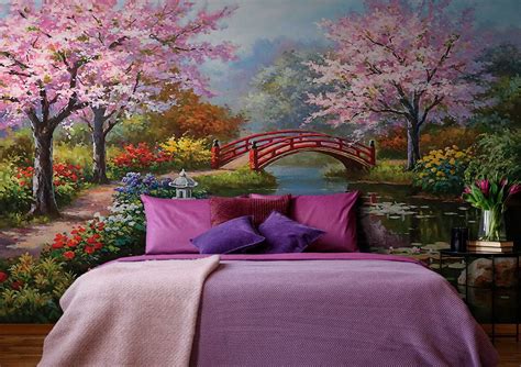 Wall Mural Photo Wallpaper Japanese Garden Nr U Uwalls