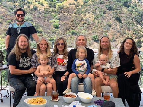 Group Pic of the Orbisons with Joe Walsh & Family – Roy Orbison