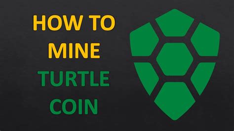 How To Mine Turtlecoin Trtl Mining Pool Youtube