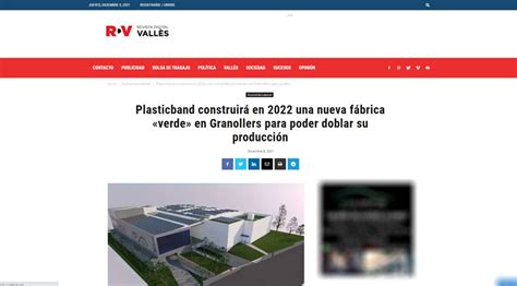 Plasticband construirá en 2022 una nueva fábrica verde en Granollers