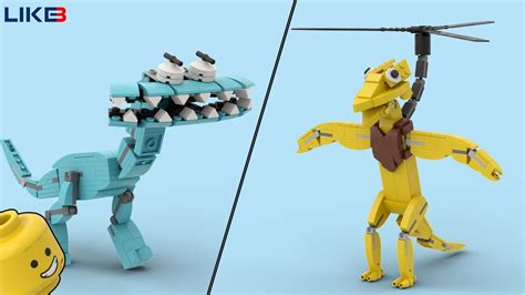 ROBLOX Making RAINBOW FRIENDS CHAPTER 2 CYAN Vs YELLOW Out Of LEGO