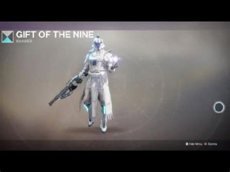 Destiny Warlock With Virtuous Ornaments And Gift Of The Nine Shader