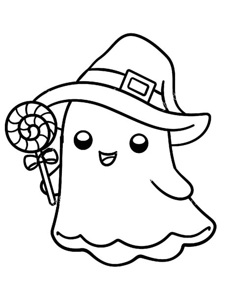 Ghost Coloring Pages Free Printable Coloring Pages